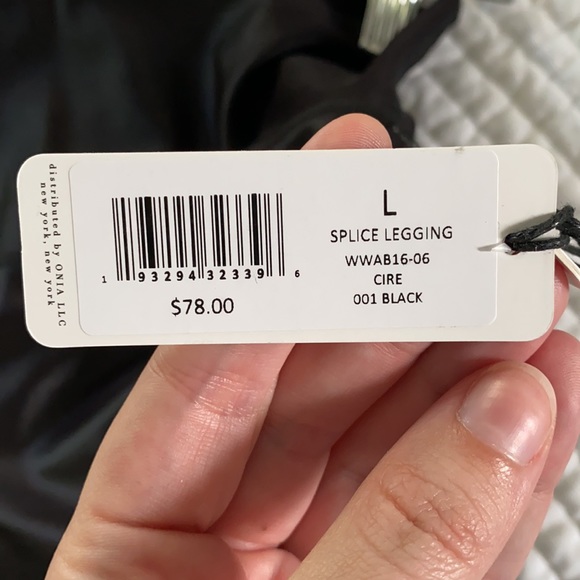 NWT WeWoreWhat Splice Leggings Size Large - Picture 7 of 7